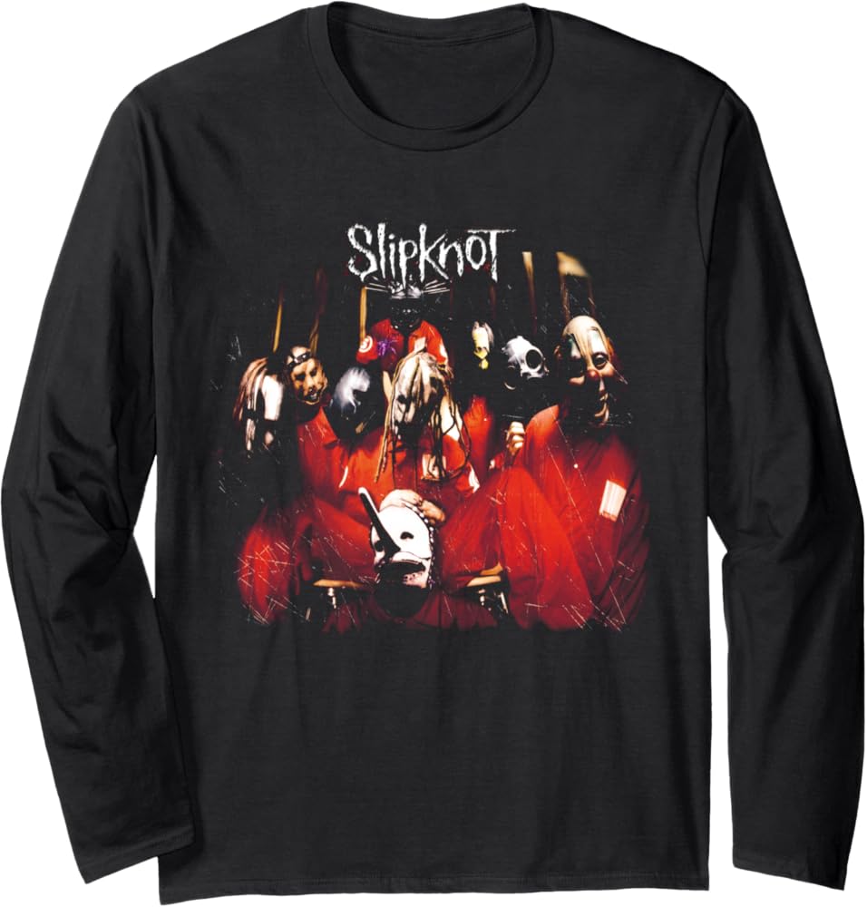 Amazon.com: Official Slipknot Self Titled Long Sleeve T